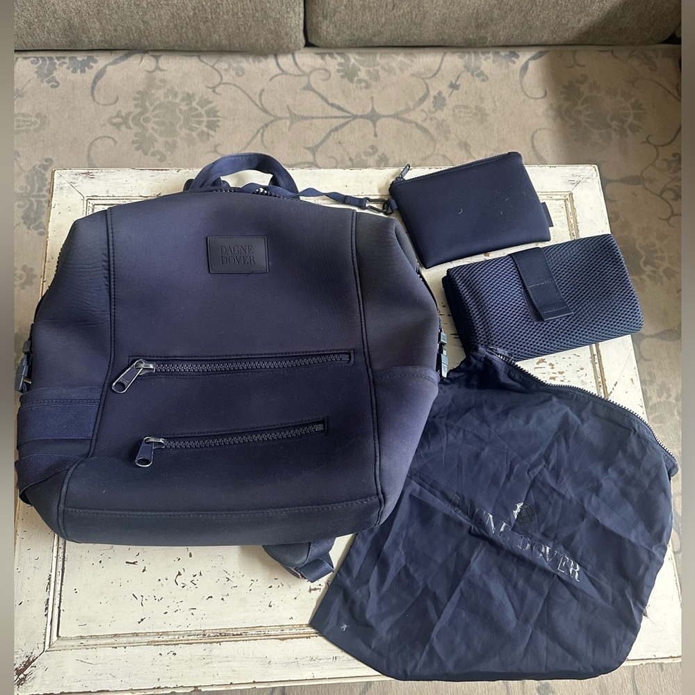 Dagne Dover Navy Diaper Backpack - Picture 4 of 4